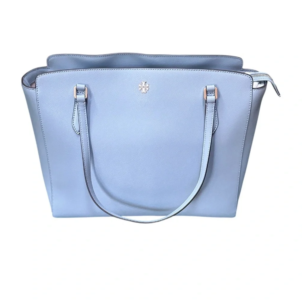 Tory Burch Large Emerson Tote “Blue Cloud” Color NWOT